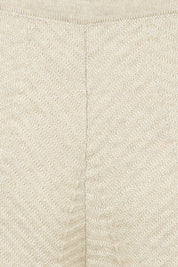 Product shot of the Easy Does It Knit Pants in colour Natural, detail