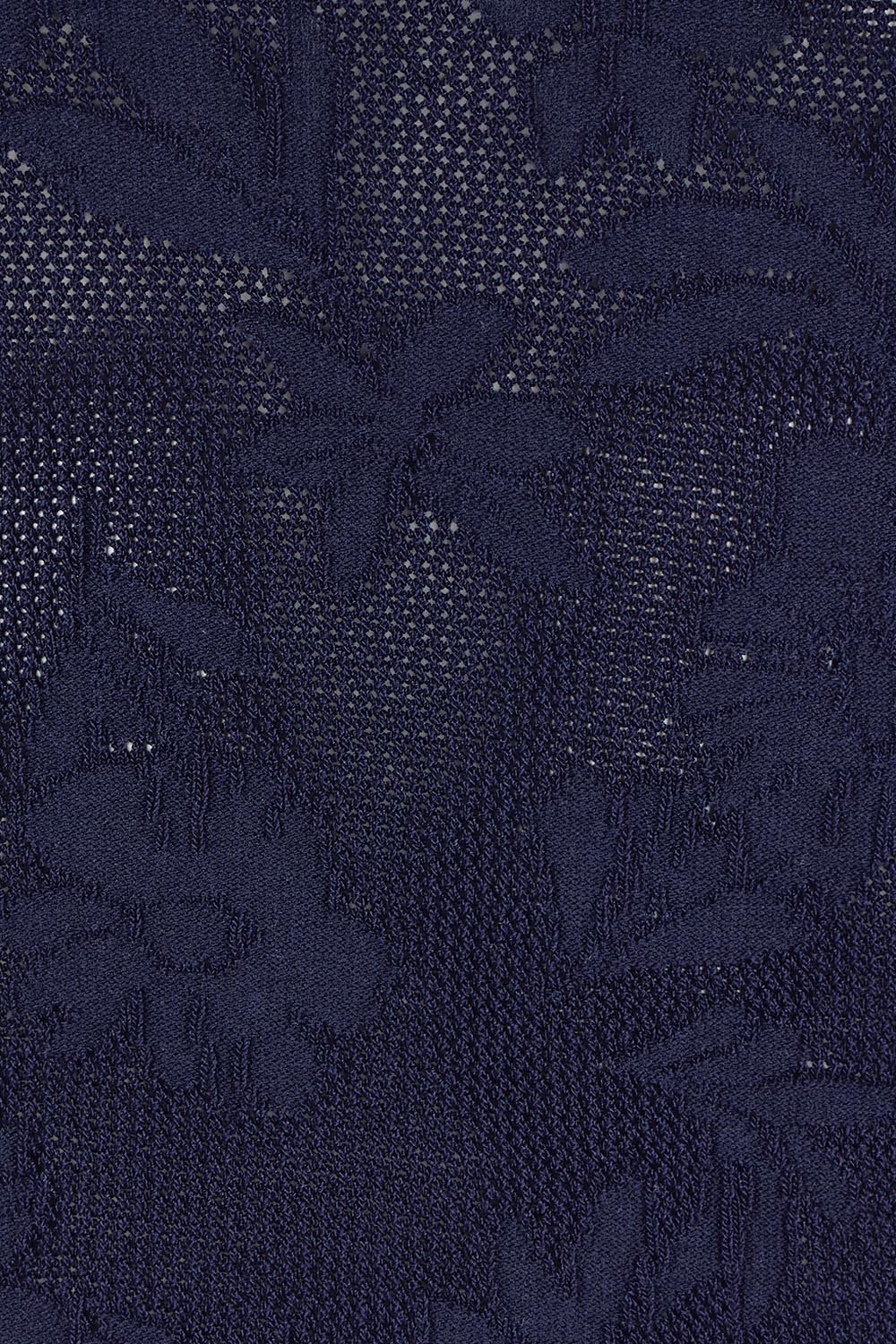 Product shot of the Love Layer Long Sleeve Knit Top in colour Navy (Blue), detail