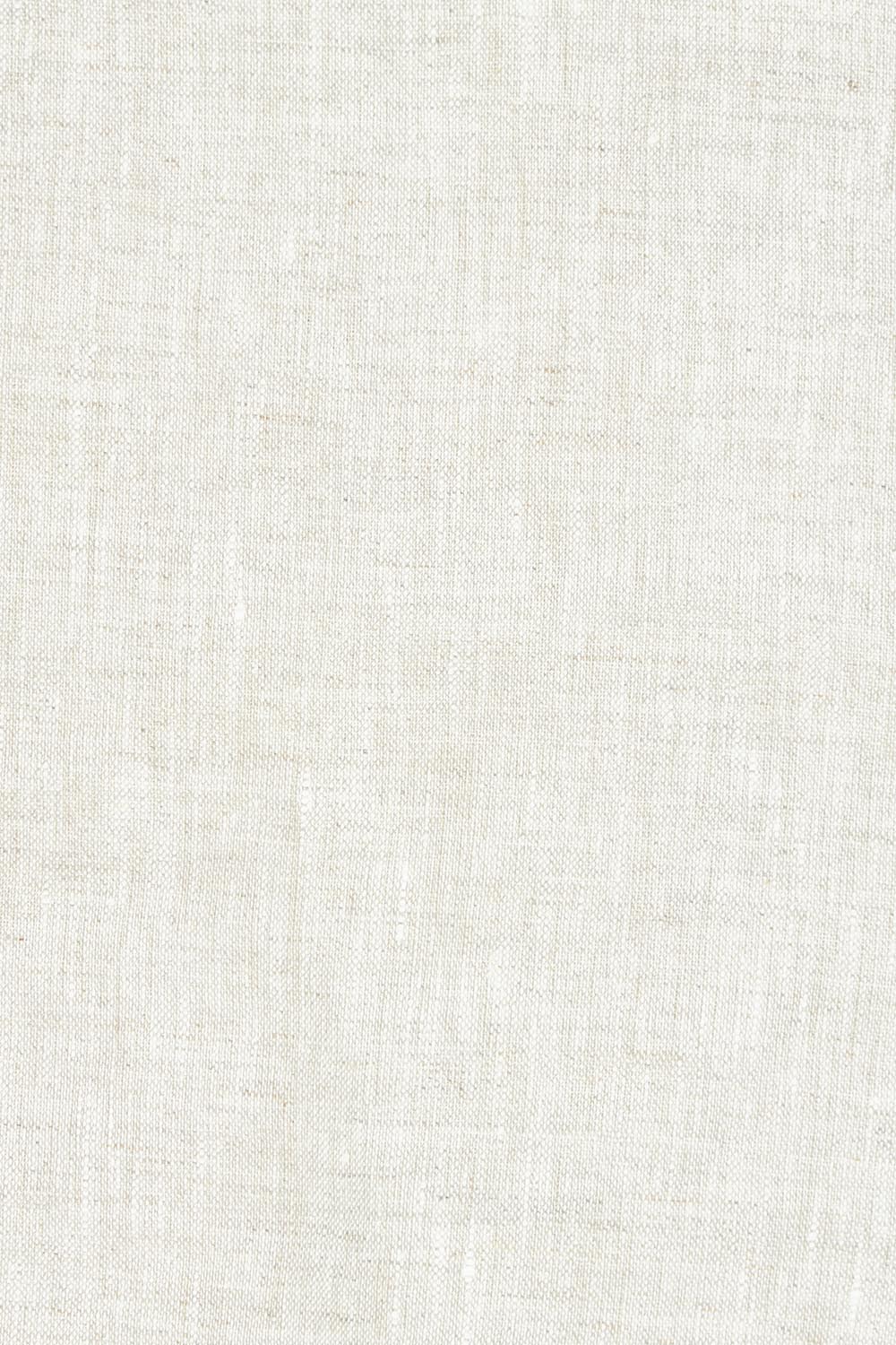 Product shot of the Go To Contrast Back Linen Top in colour Natural, detail
