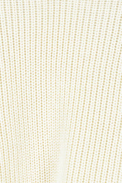 Product shot of the Summer Loving Cotton Knit Open Back Vest in colour Cream, detail