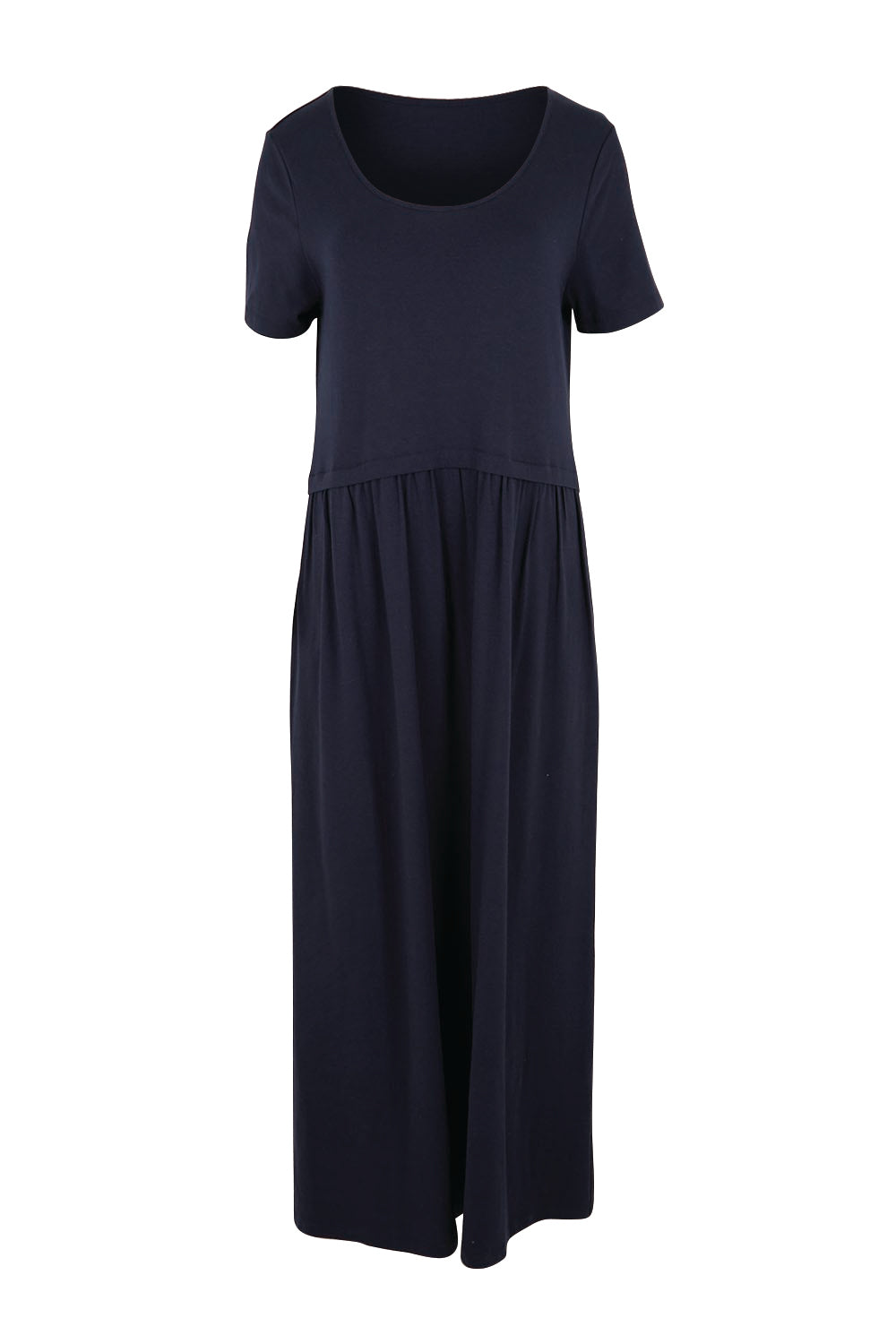 Product shot of the Casual Saturday Dress – Navy in colour Navy, from the front
