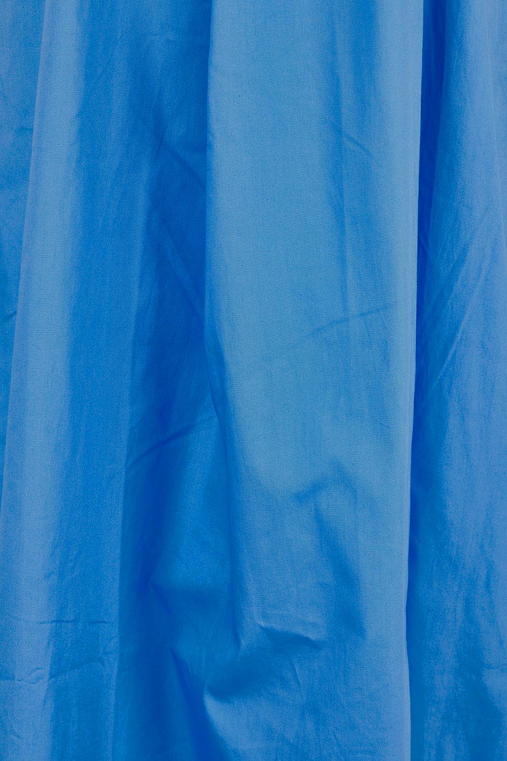 Product shot of the Summer Sun Cotton Halter Maxi Dress - Electric in colour Electric, showing detail