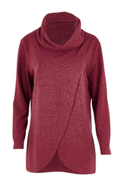 Product shot of the Crossing The Plains Snuggle Jumper in colour Grape (Purple), from the front
