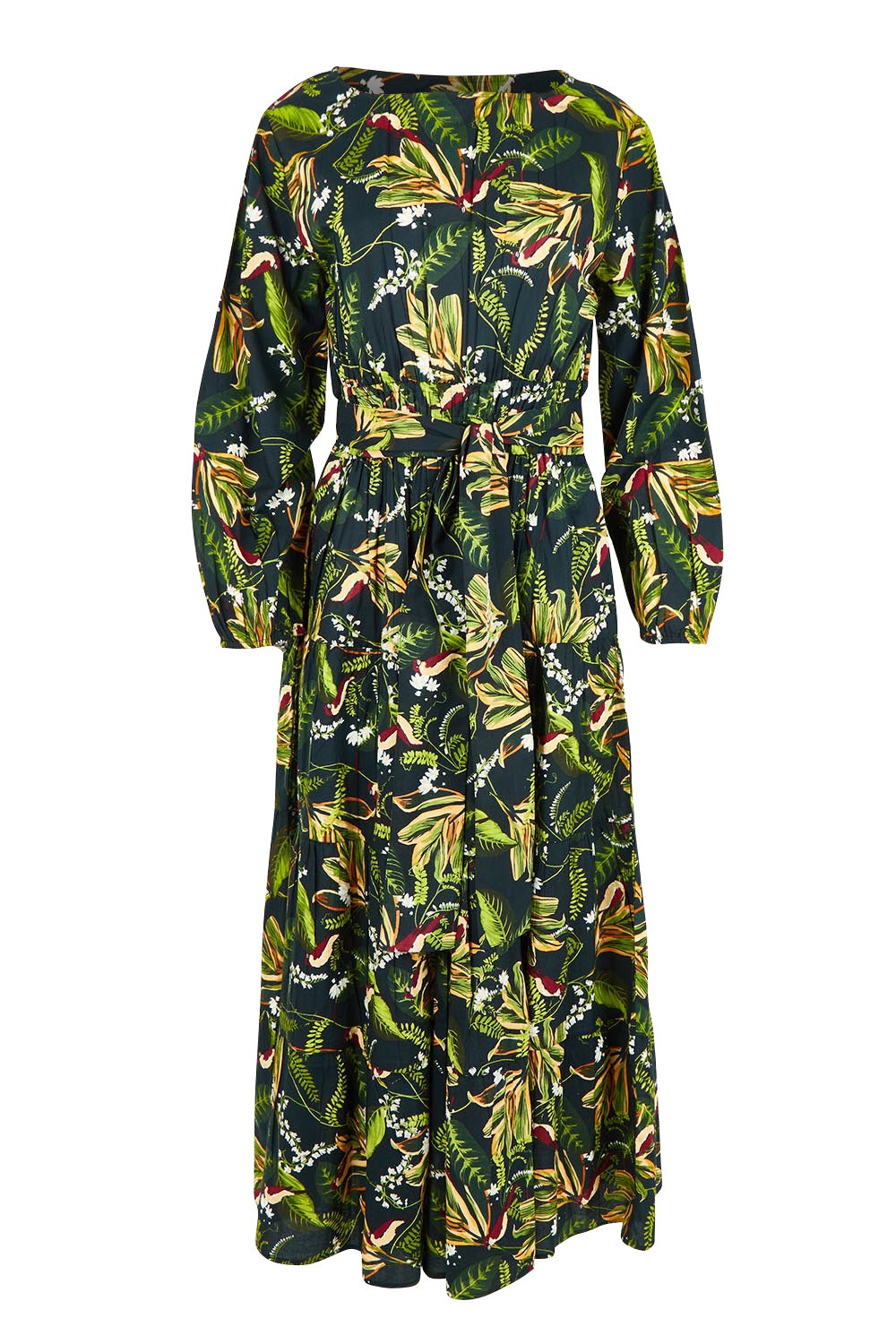 Winter Sun Cotton Maxi Dress – Mossgarden