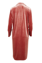Love By Candlelight Velvet Longline Cardigan – Dustyrose