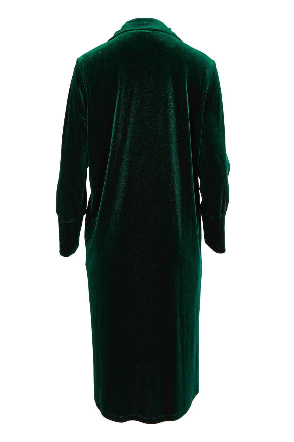 Love By Candlelight Velvet Longline Cardigan – Emerald