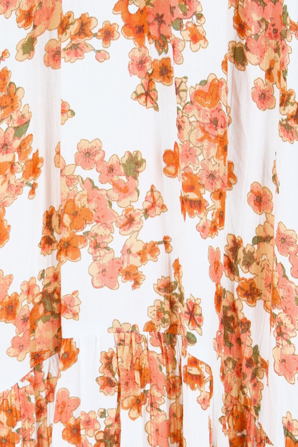 Product shot of the Love You Bunches Maxi Dress – Blossom in colour Blossom, showing detail