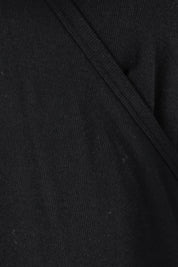 Product shot of the Cross My Heart Sweater – Black in colour Black, showing detail