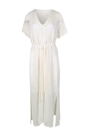 Product shot of the Wear Your Own Way Maxi Dress – White in colour White, from the front