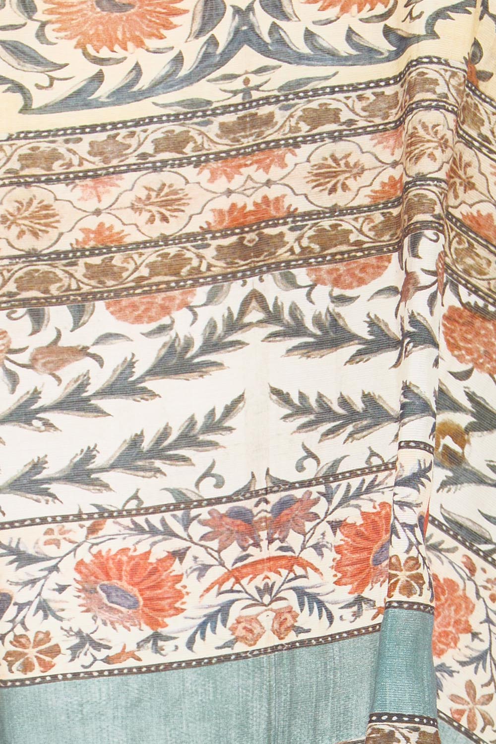 Product shot of the Marrakech Cape Top - Greenfleur in colour Greenfleur, showing detail