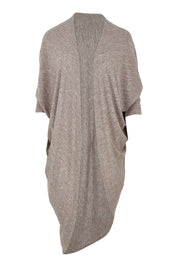 Product shot of the Falling For You Cardi in colour Rock, from the front