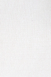 Product shot of the Crossing The Plains Cotton Sweater in colour Snow (White), detail