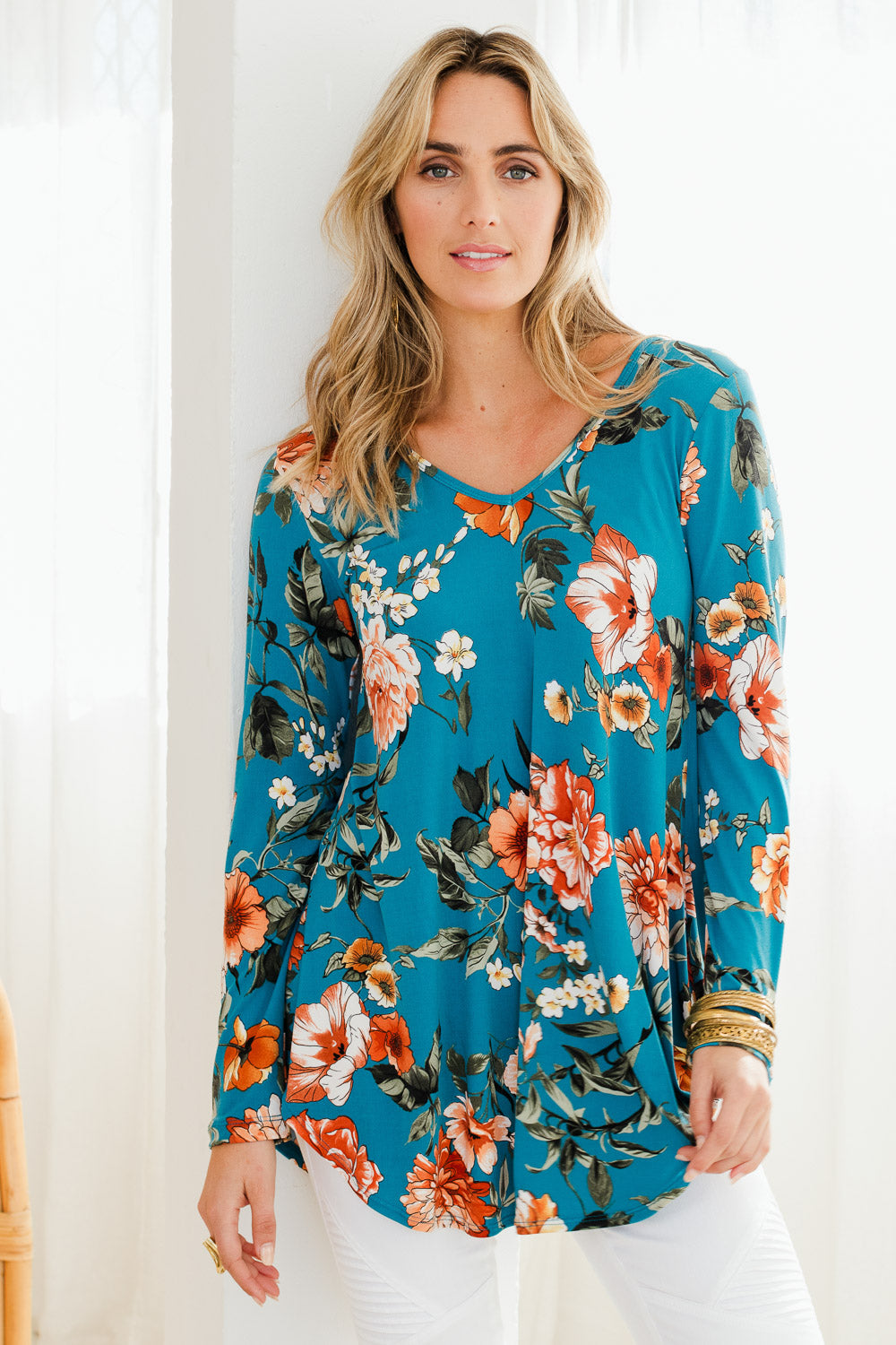 Preloved Easy As Long Sleeve Top - Rustfleur