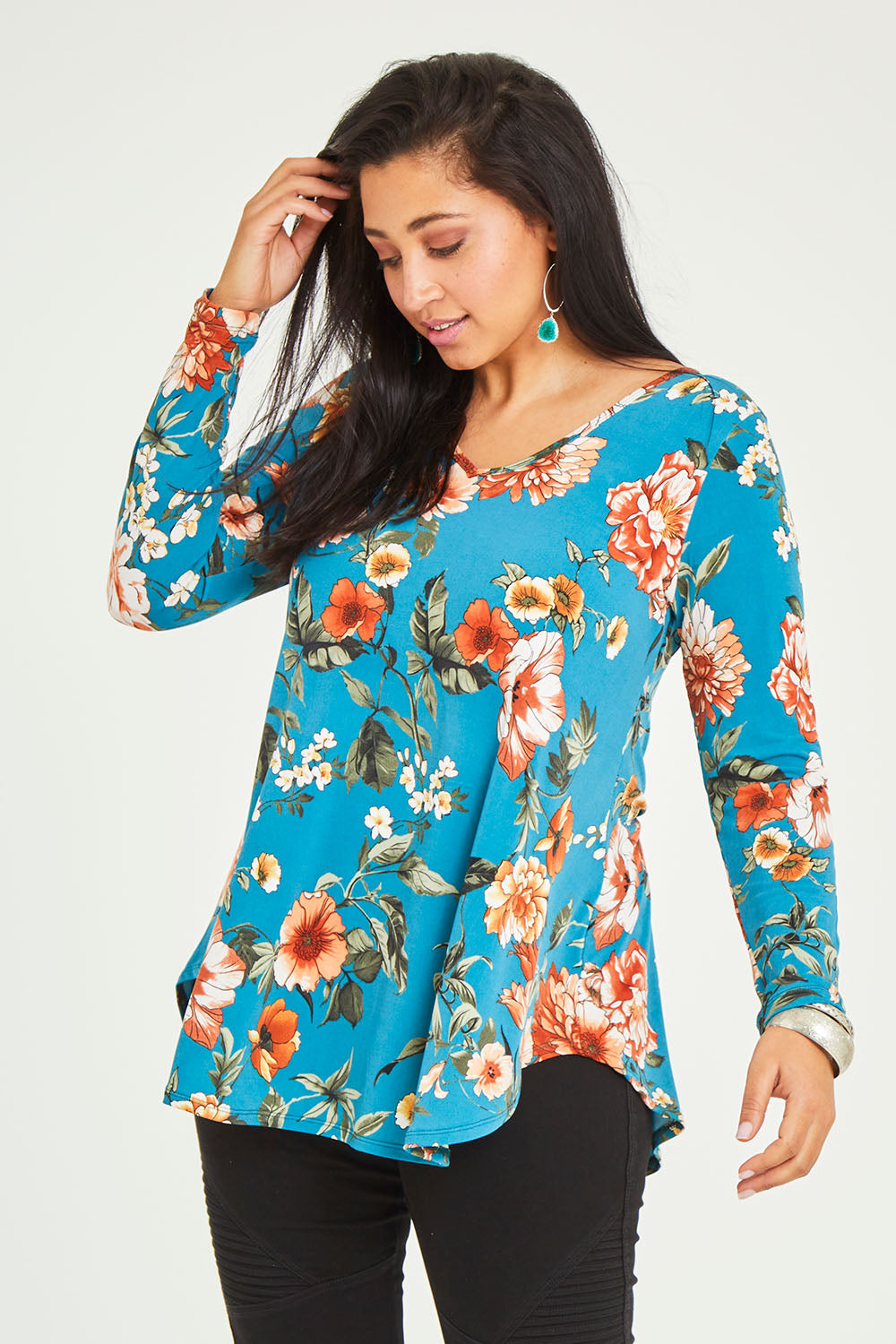 Preloved Easy As Long Sleeve Top - Rustfleur