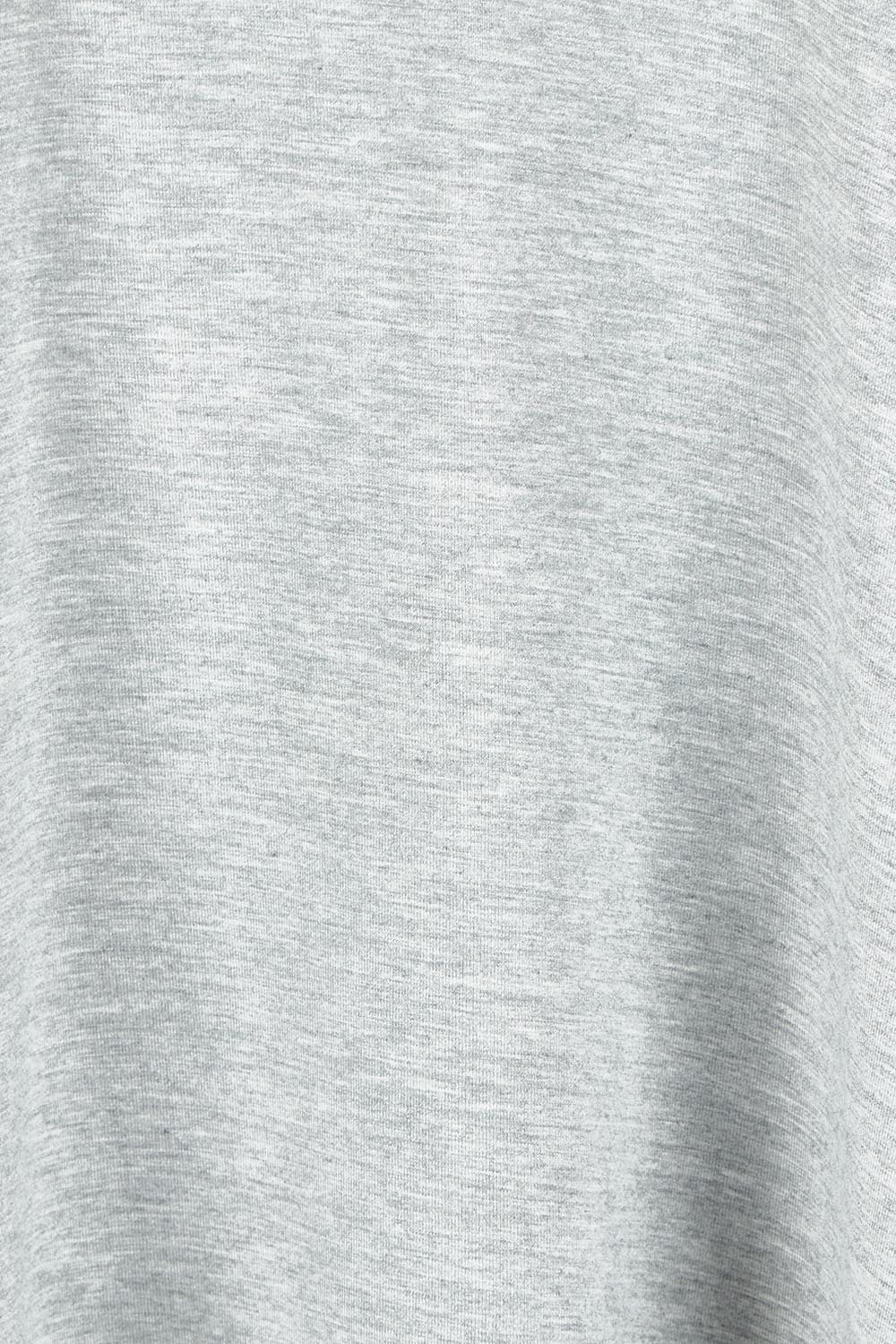 Product shot of the Long Sleeve Softly Swinging Bamboo Tee in colour Greymarle (Grey), detail