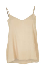 Product shot of the Runaway Top in colour Latte, from the front