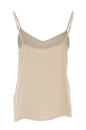 Product shot of the Runaway Top in colour Sand, from the back