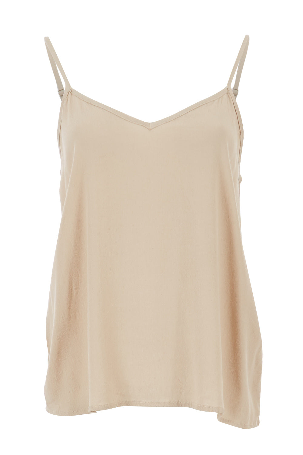 Product shot of the Runaway Top in colour Sand, from the front