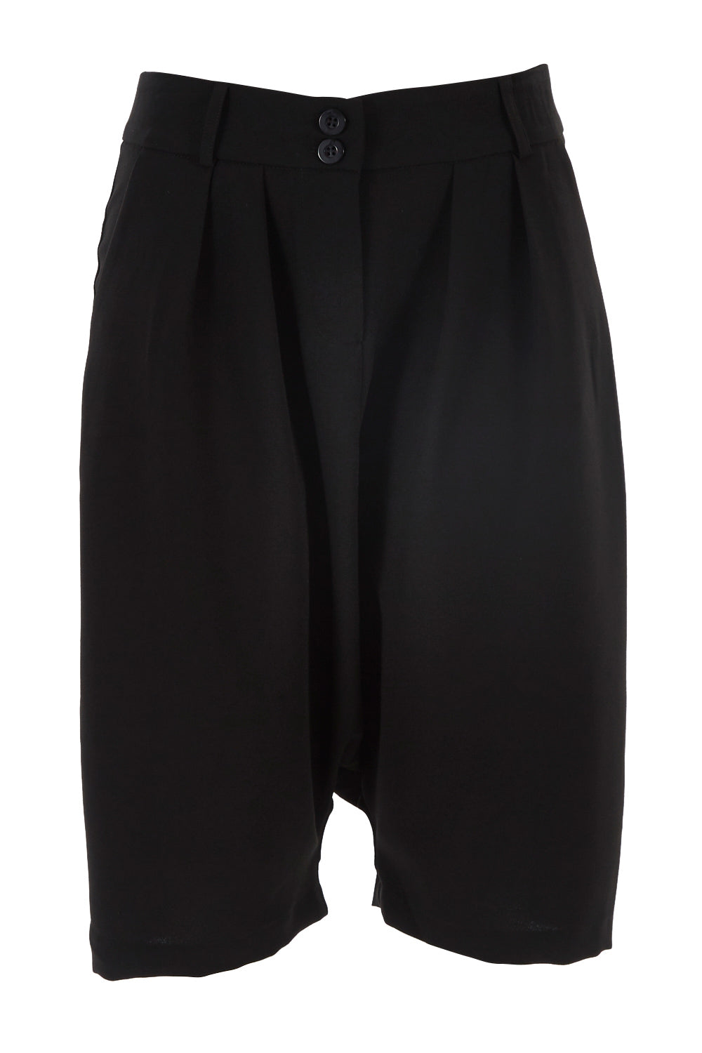 Product shot of the Moped Cruising Shorts in colour Black (Black), detail
