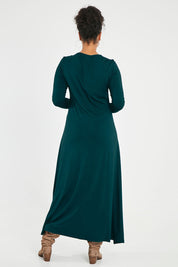 Preloved My Faithful Maxi Tee Dress - Juniper