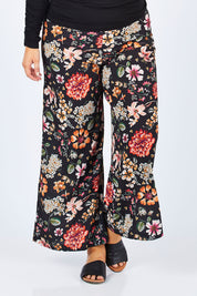 Preloved Follow The Path Wide Leg Pants - Floral