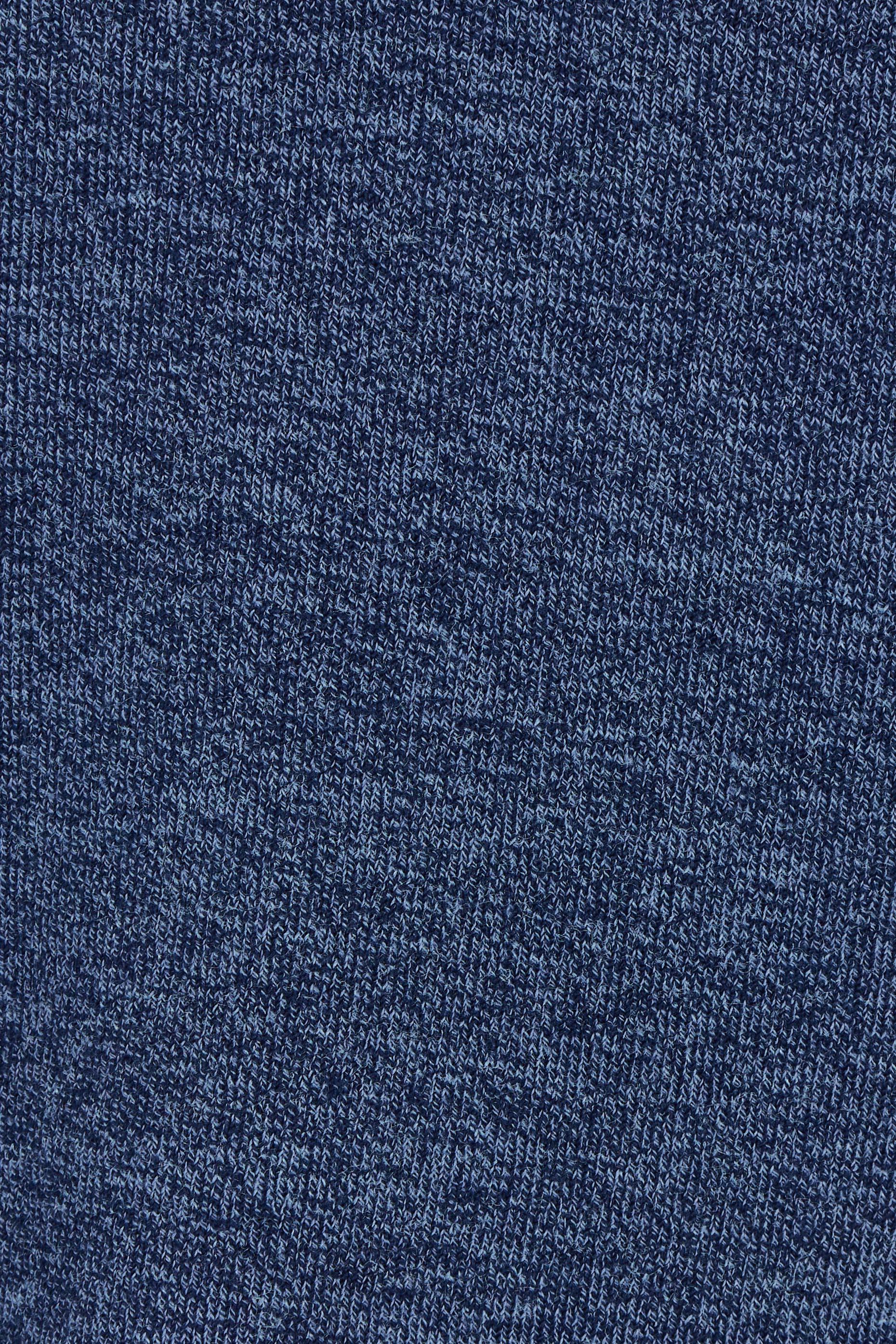 Product shot of the Snuggle Up Jumper in colour Indigo (Blue), detail