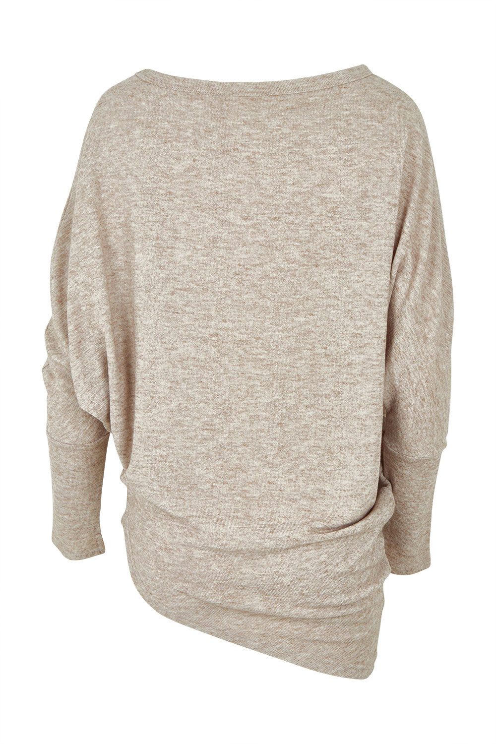 Product shot of the Snuggle Up Jumper in colour Sandmarl, from the back