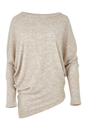 Product shot of the Snuggle Up Jumper in colour Sandmarl, from the front