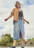 Happy Me Denim Skirt - Denim
