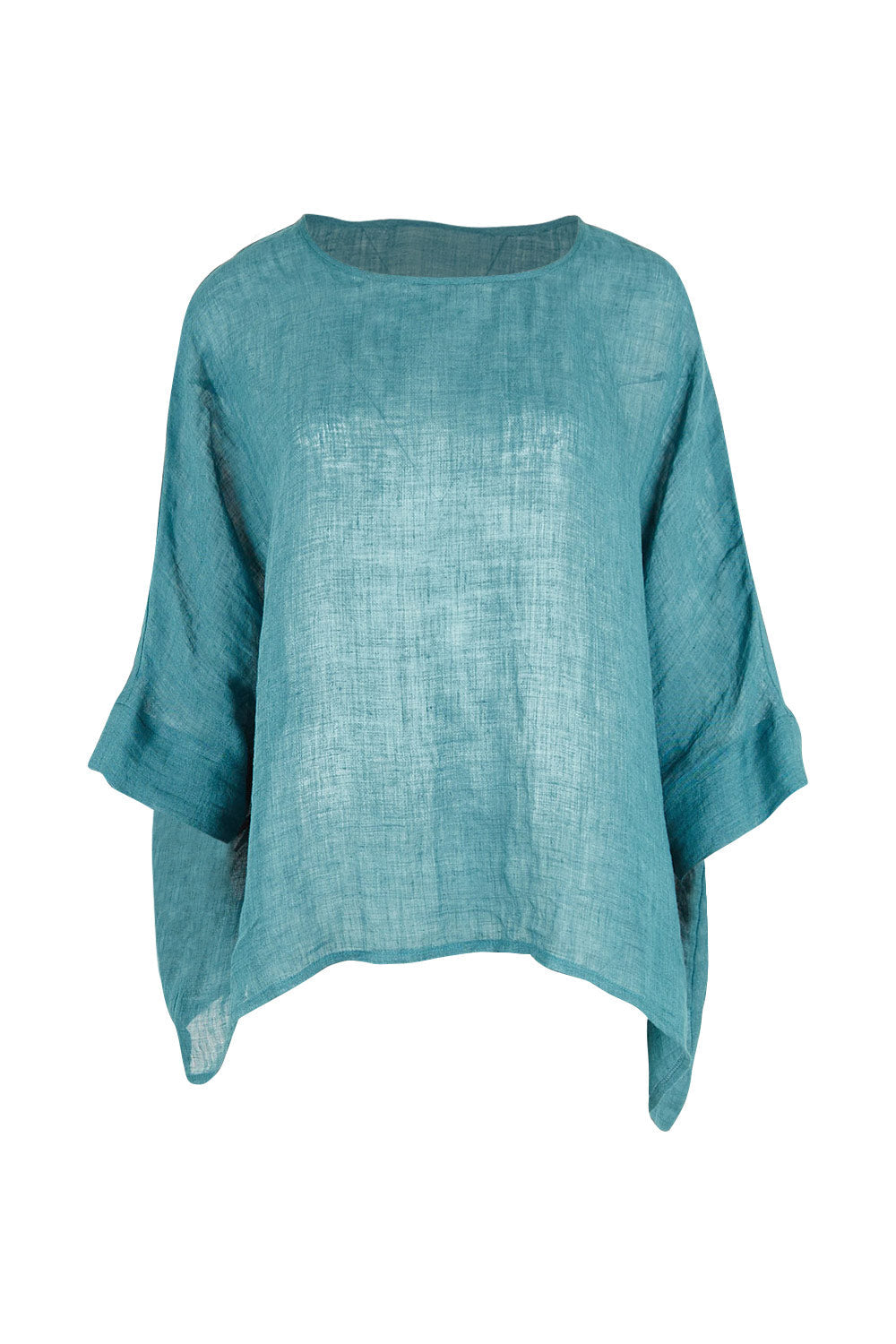 Preloved Joy And Laughter Slouch Top - Teal