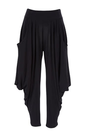 Product shot of The Wanderer In Me Travel Pant in colour Black (Black), from the front