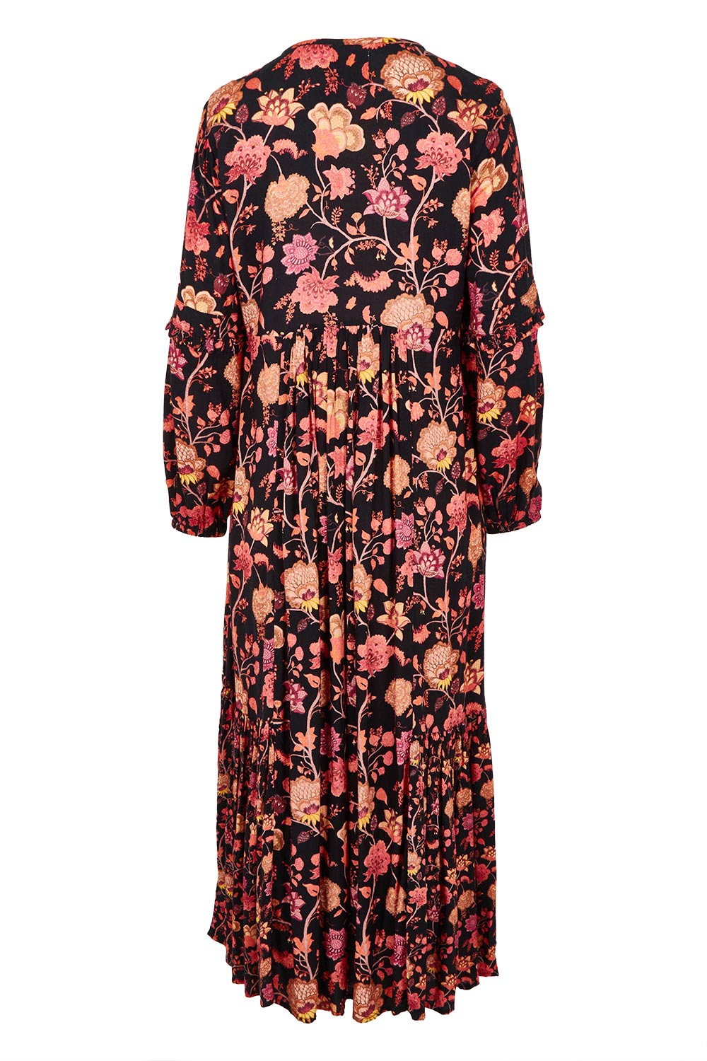 Product shot of the Its Better With You Dress in colour Black (Black), from the back