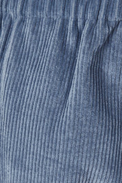 Product shot of the Ready For You Cord Pants in colour Blue (Blue), detail
