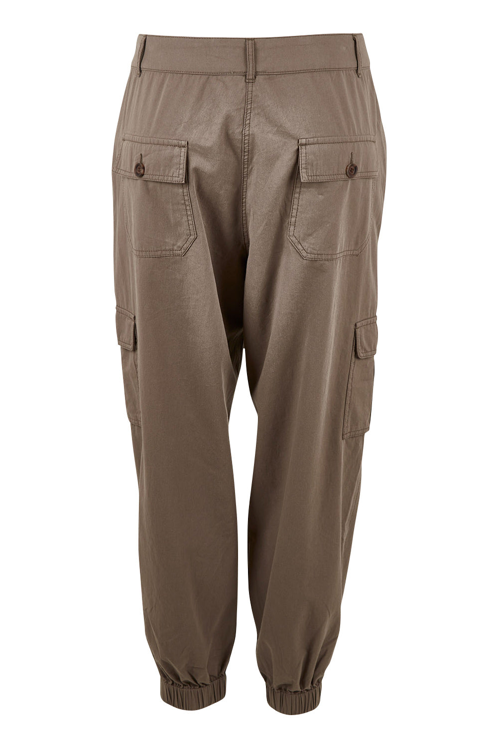 Product shot of the Travel With You Cargo Pants in colour Castle, from the back
