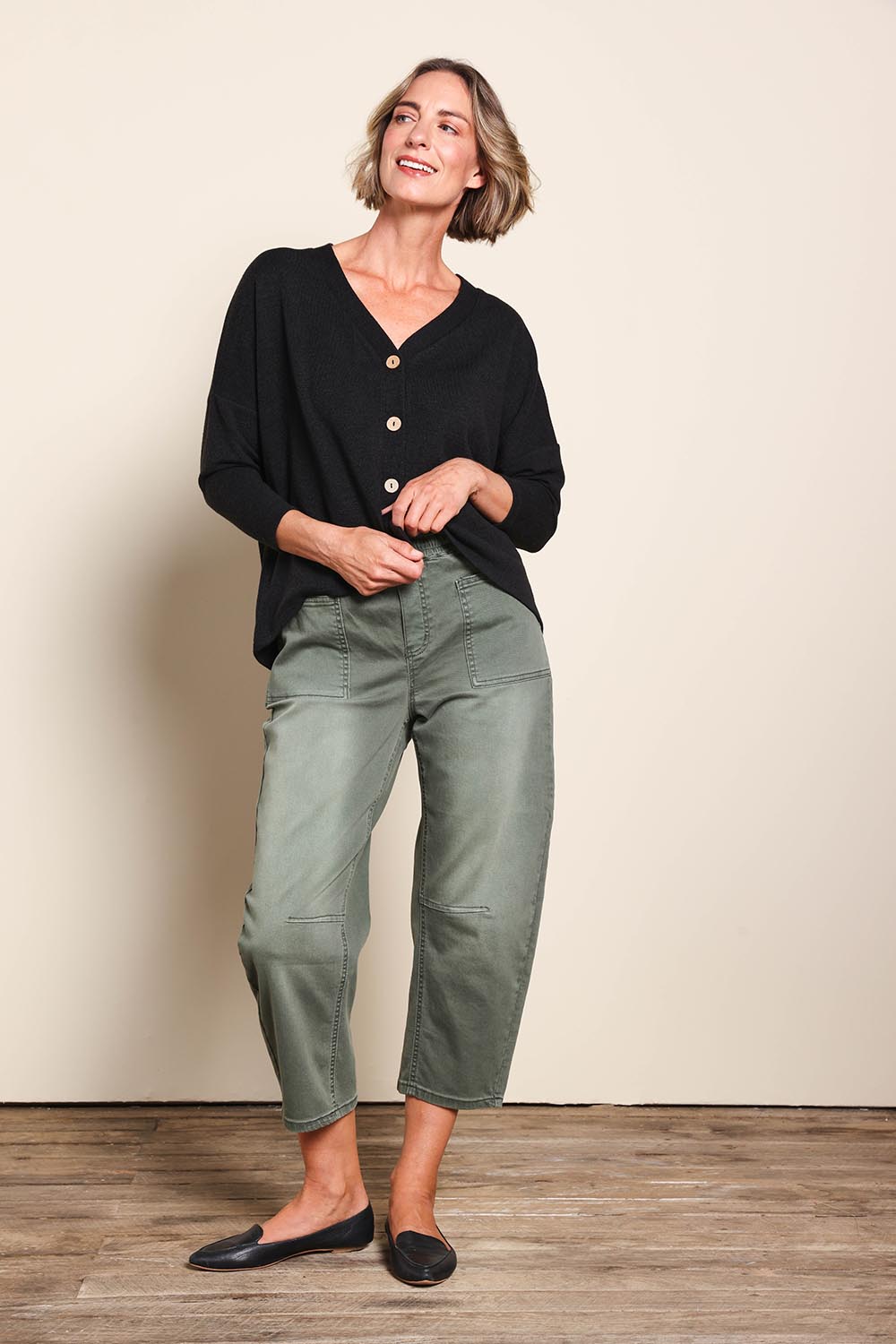 My Boyfriends Slouch Cardi - Black