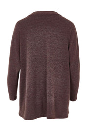 Product shot of the My Boyfriends Slouch Cardi in colour Cocoa, from the back