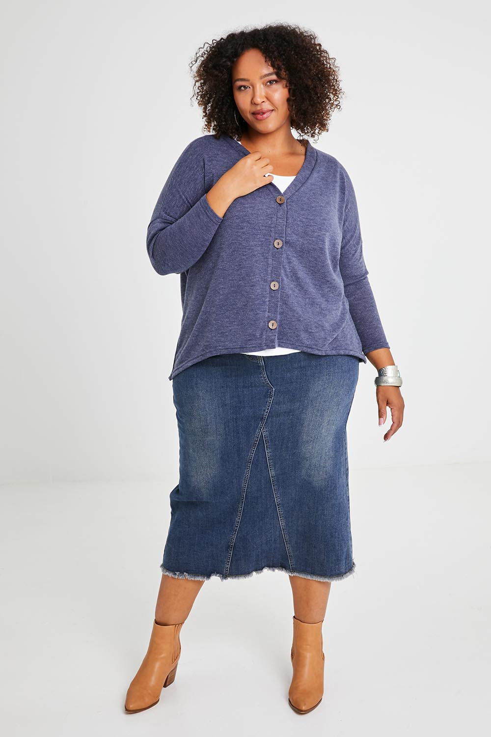My Boyfriends Slouch Cardi - Marldenim