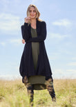 The Wanderer In Me Swing Travel Cardi - Black