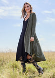 The Wanderer In Me Swing Travel Cardi - Khaki