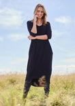 The Wanderer In Me Travel Dress - Black