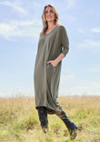The Wanderer In Me Travel Dress - Khaki