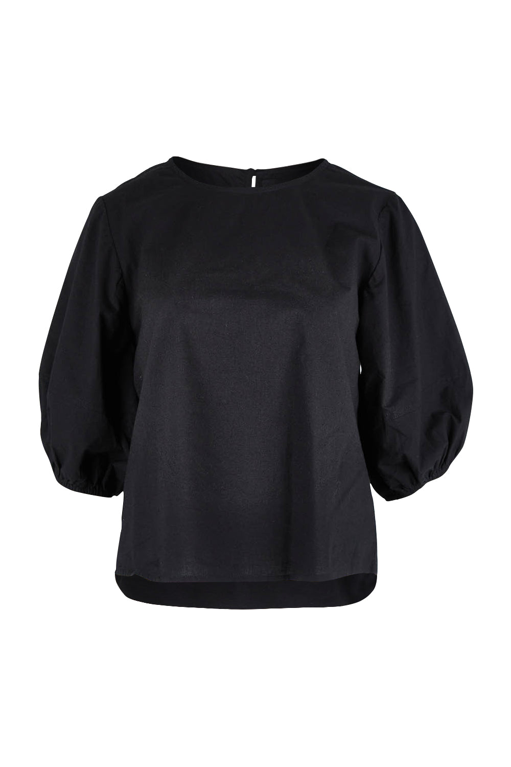 Product shot of the Ava Top in colour Black (Black), from the front