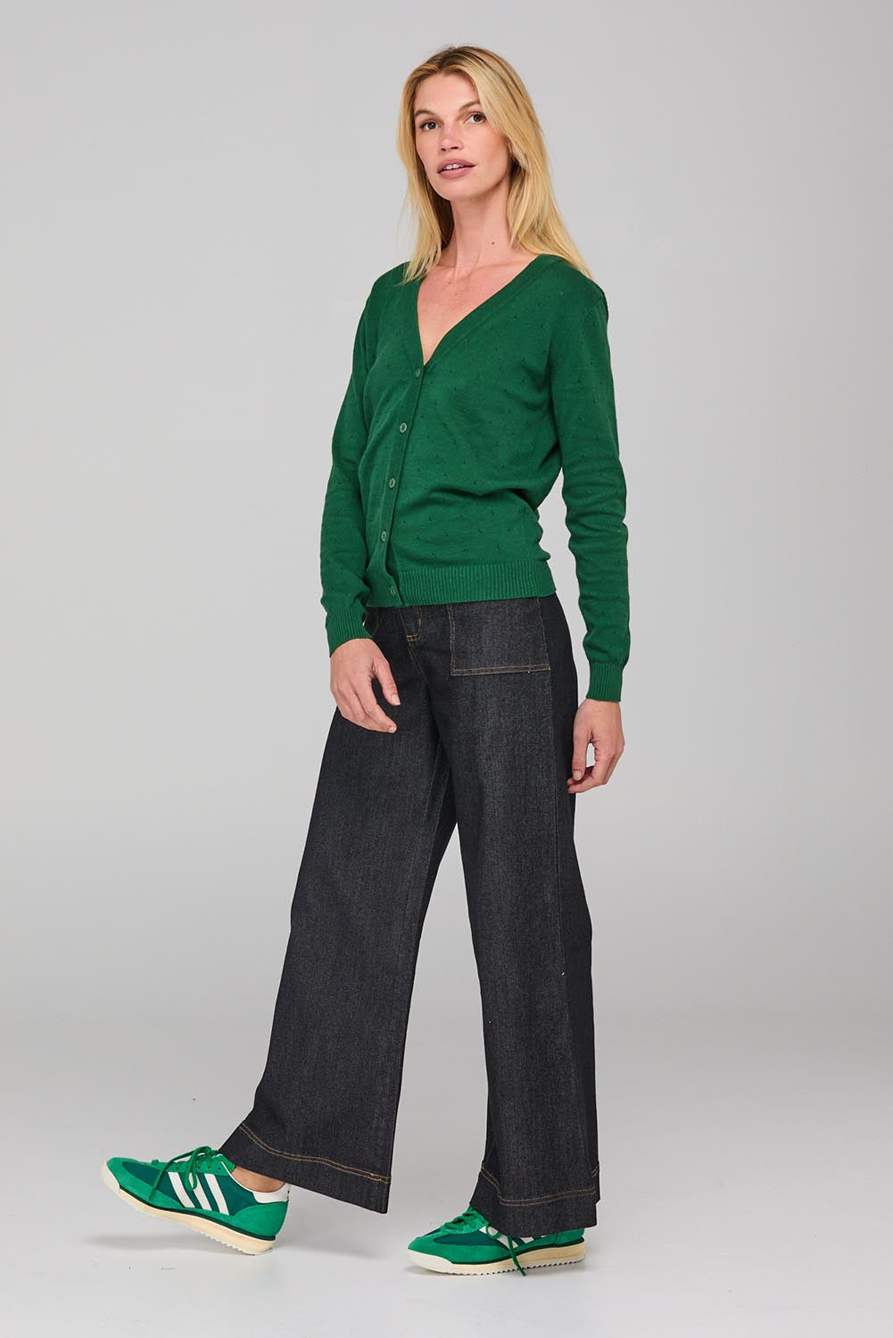 Lora Cotton Cardigan - Midori