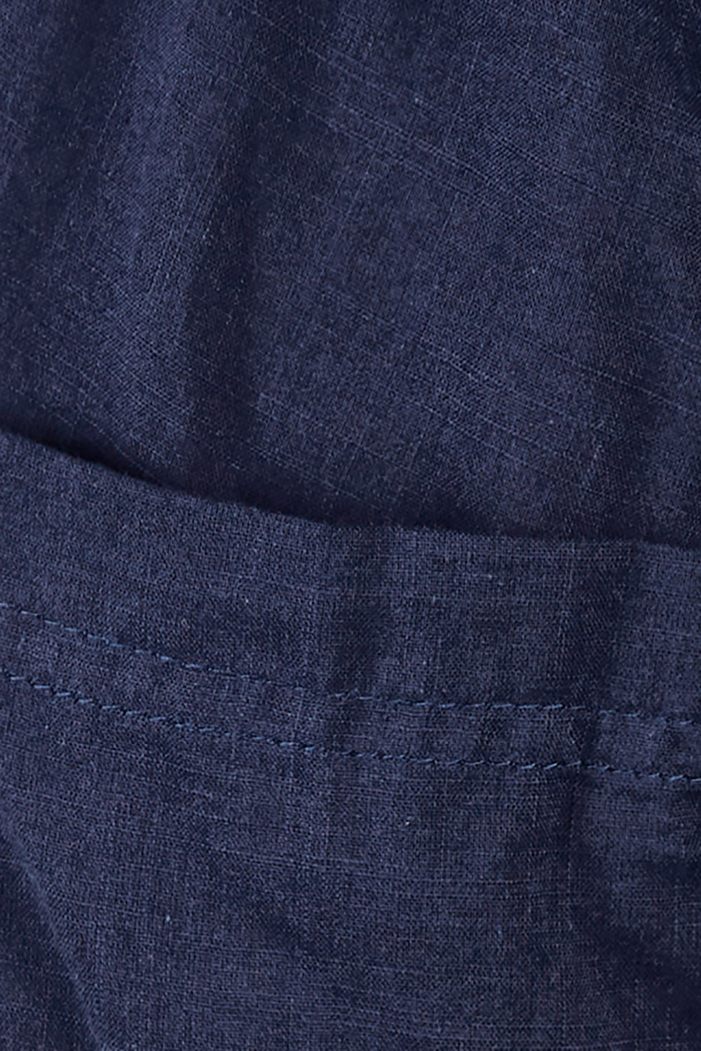 Product shot of the Guru Skirt in colour Navy (Blue), detail