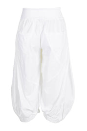 Product shot of the Guru Pant in colour White (White), from the back