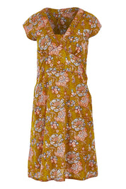 Product shot of the Daisy Dress in colour Yarrowbp, from the front