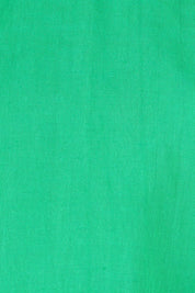 Product shot of the Sand Linen Cotton Top in colour Green (Green), detail