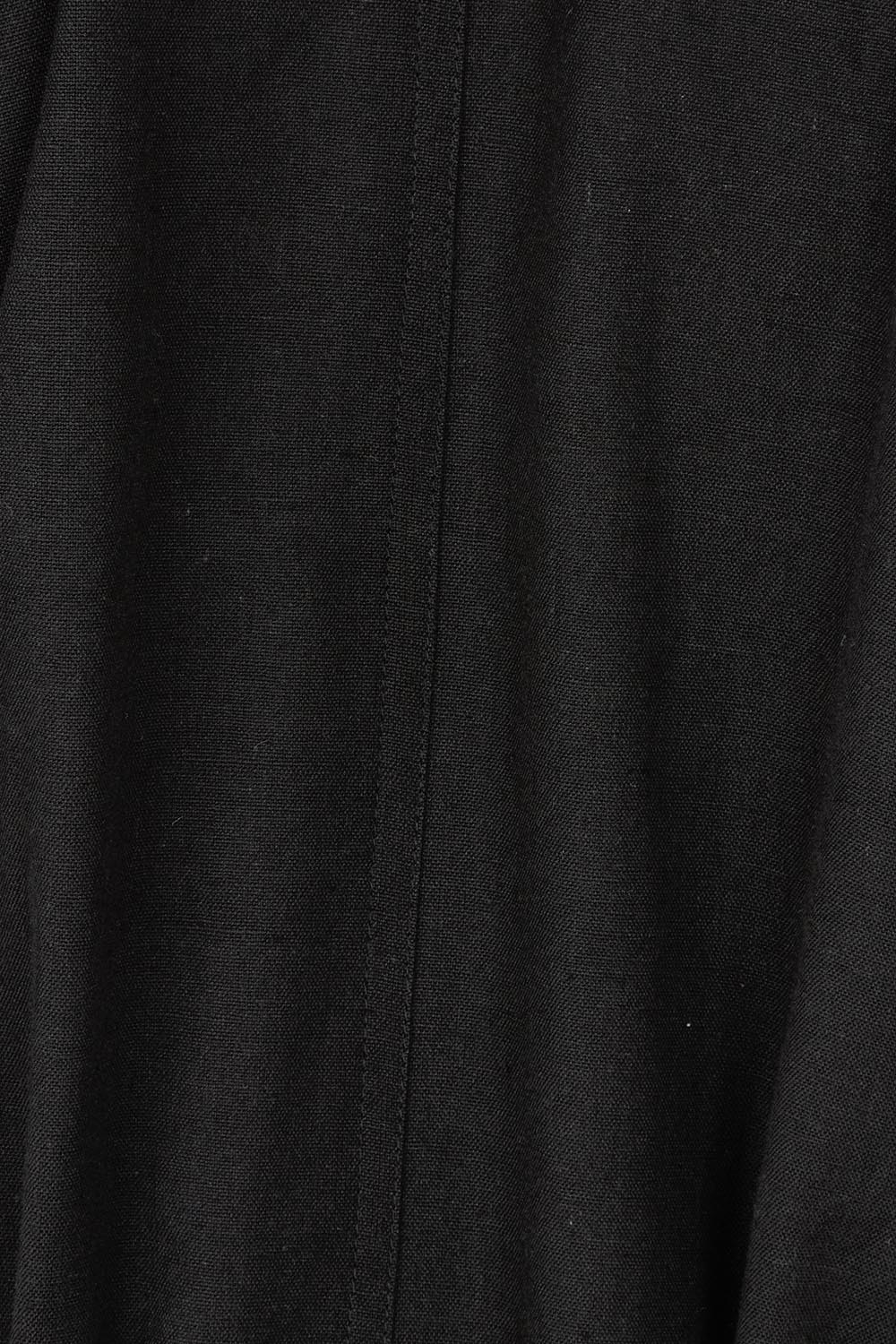 Product shot of the Livy Cotton Dress in colour Black (Black), detail