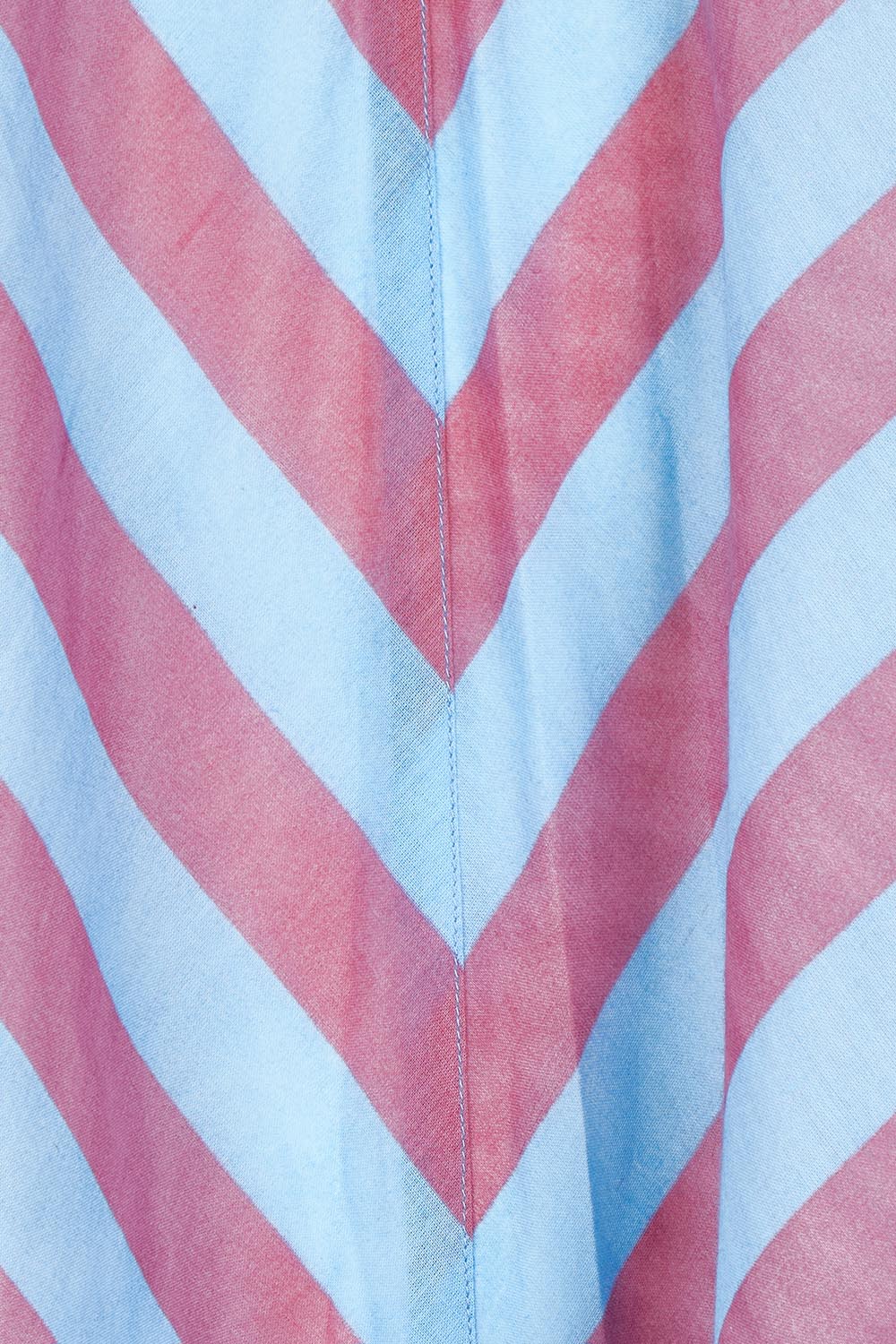 Product shot of the Shimmi Cotton Jumpsuit in colour Capriblue (Blue), detail