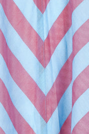 Product shot of the Shimmi Cotton Jumpsuit in colour Capriblue (Blue), detail